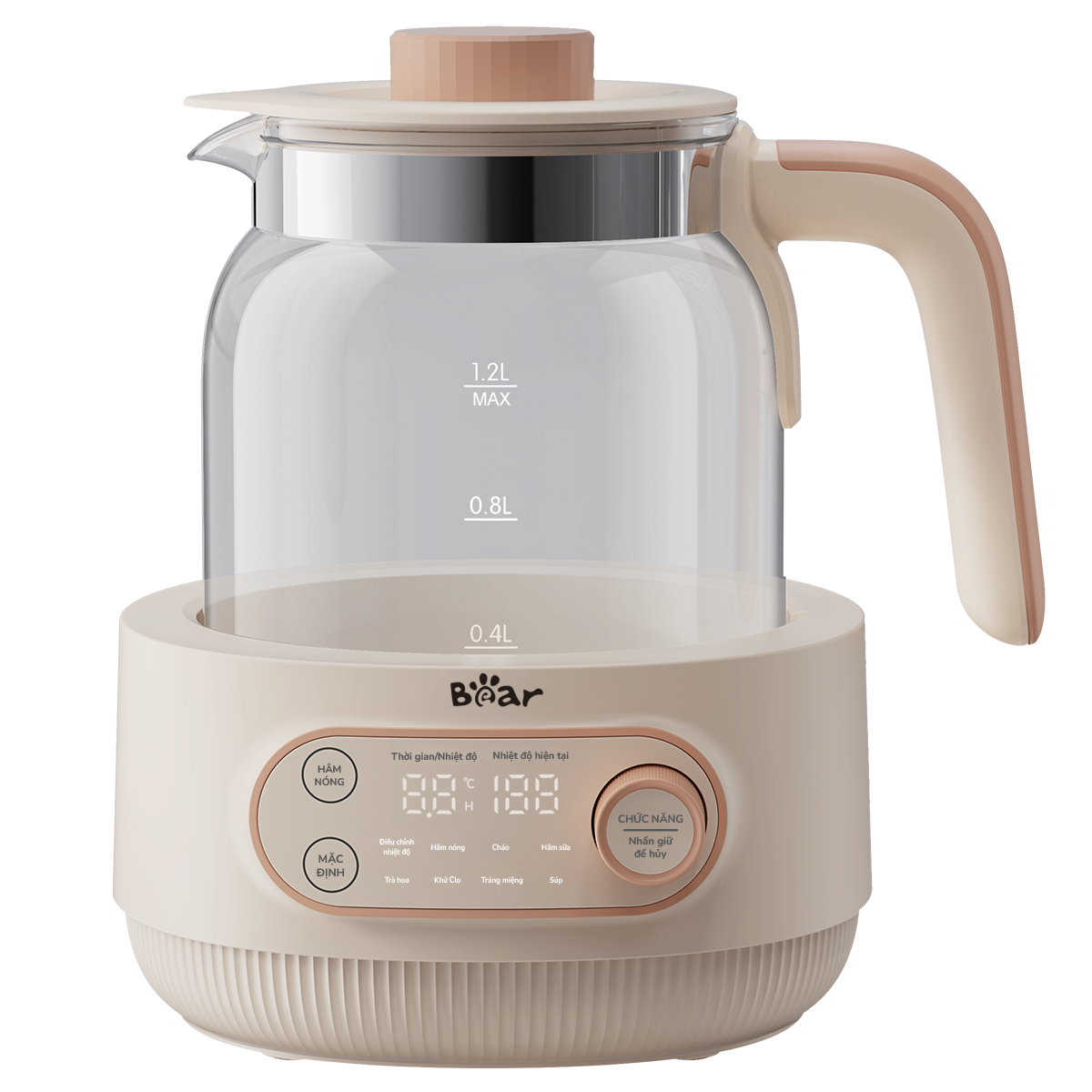 Máy hâm sữa tiệt trùng Bear 1.2L WW-4H12M